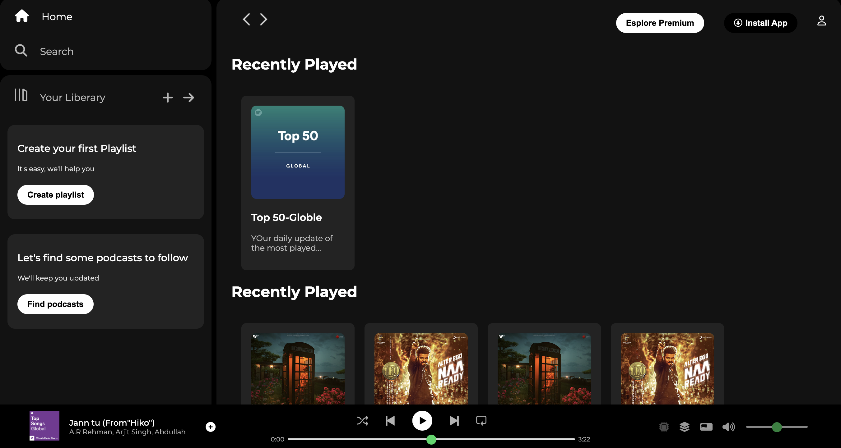 Spotify Clone